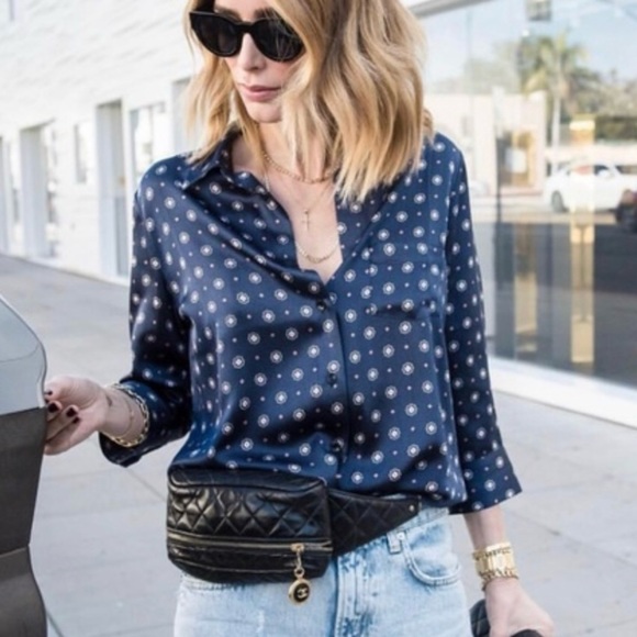 Anine Bing Tops - Anine Bing Billie Silk Blouse